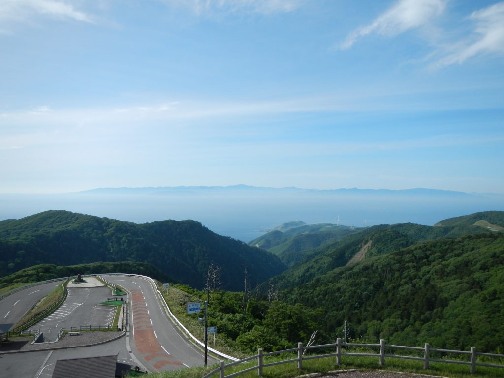 眺瞰台から北海道