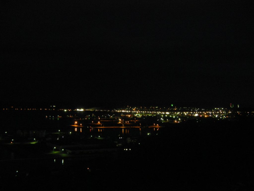 稚内森林公園から見える夜景